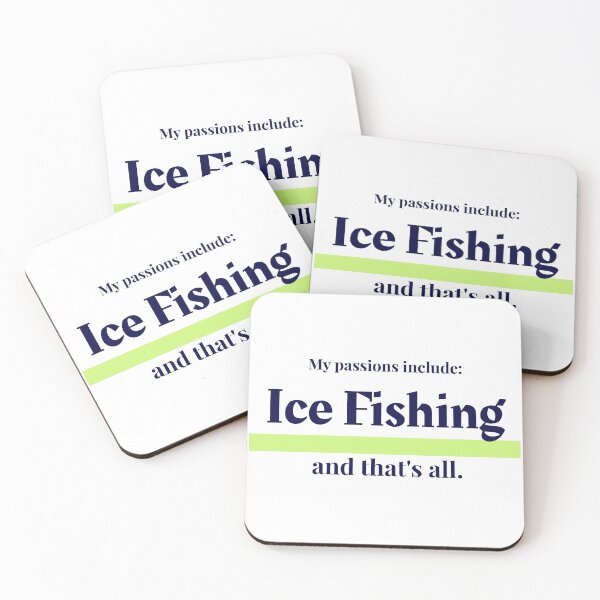 Item preview, Ice Fishing is my passion designed and sold by cooldesignsalot.
