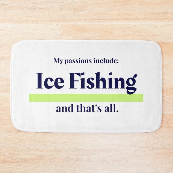 Item preview, Ice Fishing is my passion designed and sold by cooldesignsalot.