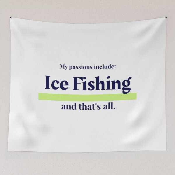 Item preview, Ice Fishing is my passion designed and sold by cooldesignsalot.