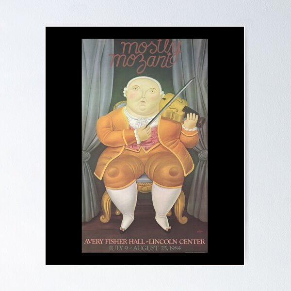 BOTERO Bagno - Poster da Parete