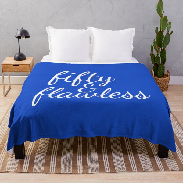 Item preview, Fifty and Flawless 50th Birthday Funny T Shirt M designed and sold by MomFina.