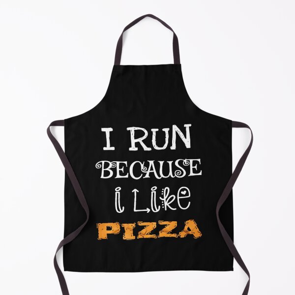 Item preview, I Run Because I Like Pizza designed and sold by ZubiyaArt.