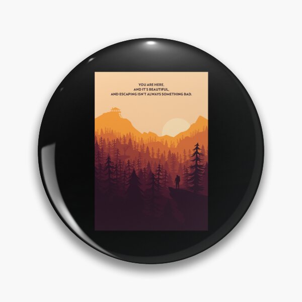 Item preview, Firewatch Minimalist Quote Classic designed and sold by MomFina.