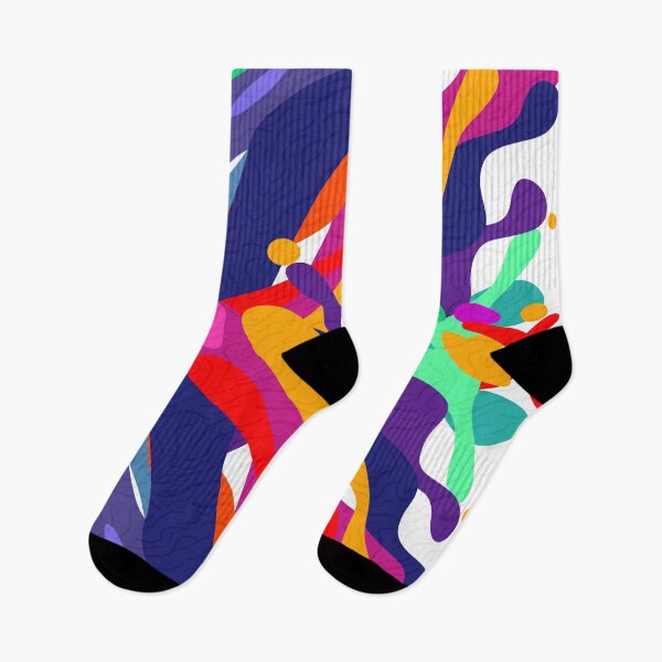 Item preview, Colorful Fluid Liquid Shapes And Textures designed and sold by risingrocket.