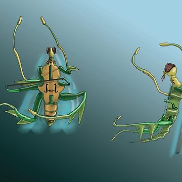 Artwork thumbnail, Mantis viola da gamba X Y by dj-KIR