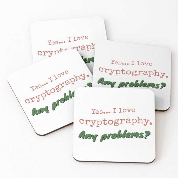 Item preview, I love Cryptography designed and sold by cooldesignsalot.