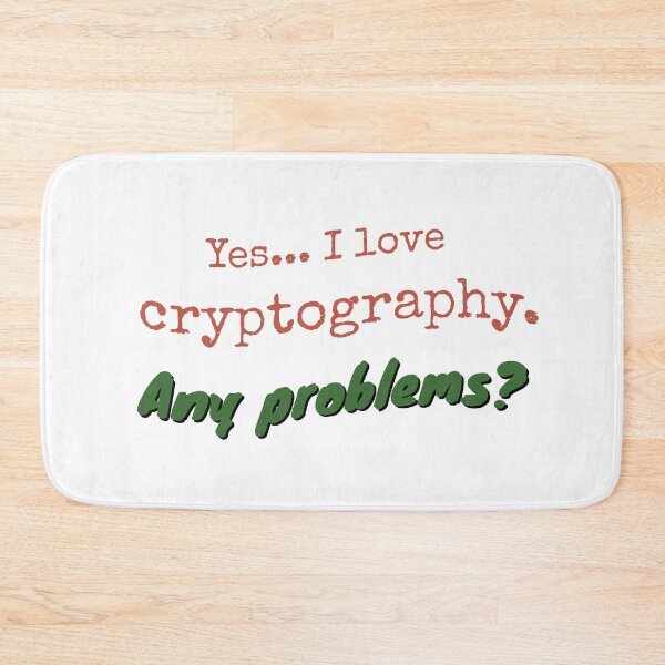 Item preview, I love Cryptography designed and sold by cooldesignsalot.