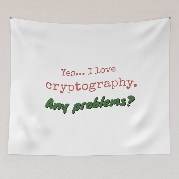 Item preview, I love Cryptography designed and sold by cooldesignsalot.