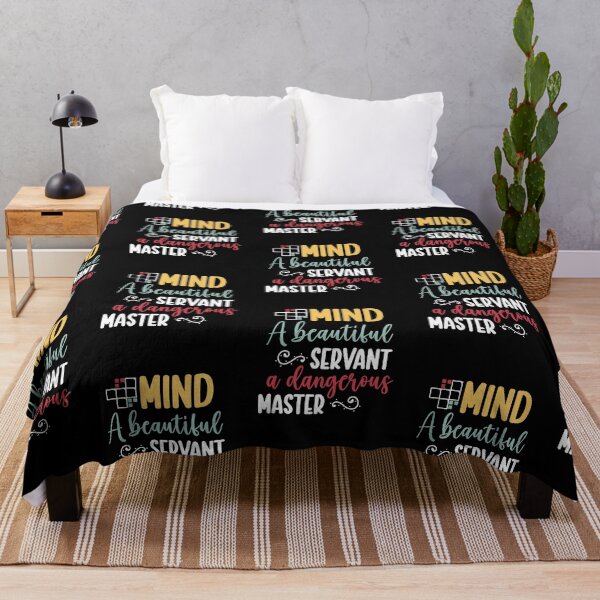 Item preview, Mind a beautiful servant a dangerous master - squares - mind control Quotes designed and sold by epicmarketing.