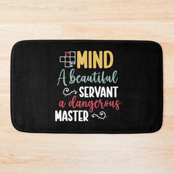 Item preview, Mind a beautiful servant a dangerous master - squares - mind control Quotes designed and sold by epicmarketing.