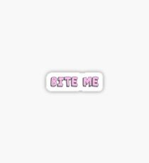 Bite me Sticker