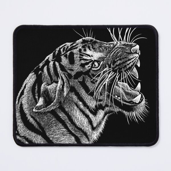 Item preview, Roaring Tiger Scratchboard Art designed and sold by StevenCrawley.