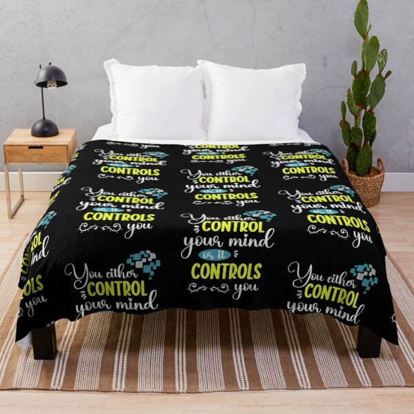 Item preview, You either control your mind or it controls you - squares - mind control Quotes designed and sold by epicmarketing.