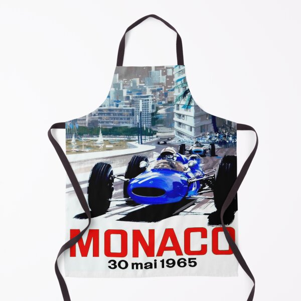 Item preview, MONACO GRAND PRIX : Vintage 1965 Auto Racing Print designed and sold by posterbobs.