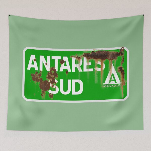 Item preview, Le Mans Antares Sud Campsite Sign designed and sold by RedFirecracker.