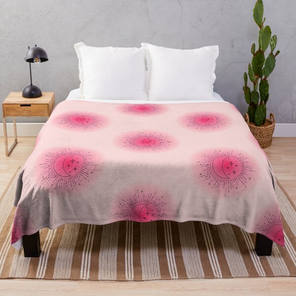 Item preview, Aesthetic pink gradient moon circle design designed and sold by Holly-berry-art.