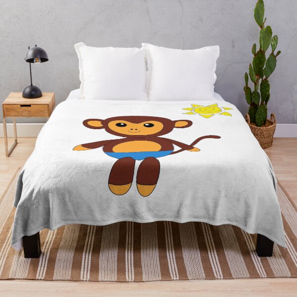 Item preview, Beach Boy Monkey with Sun designed and sold by SoniasArtwork.