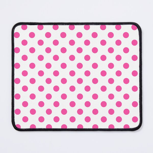 Item preview, White with Candy Pink Polka Dots designed and sold by TheFrostedDonut.
