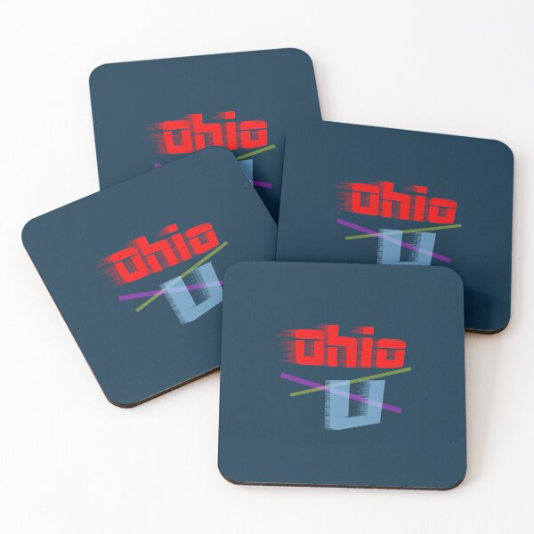 Item preview, Ohio U abstract design designed and sold by lobodelnoir.
