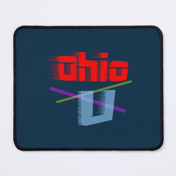 Item preview, Ohio U abstract design designed and sold by lobodelnoir.