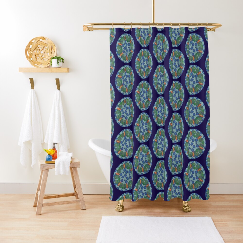 "Koi pond" Shower Curtain for Sale by Zeldamushroom21 Redbubble