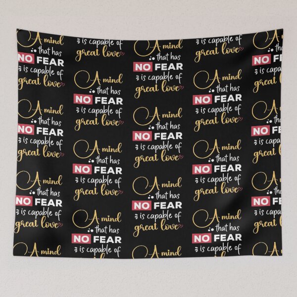 Item preview, A mind that has no fear is capable of great love - mind control Quotes designed and sold by epicmarketing.