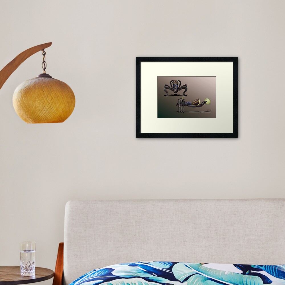 Item preview, Framed Art Print designed and sold by dj-KIR.