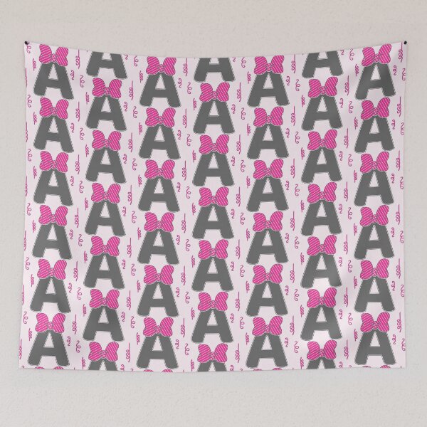 Item preview, Bows + Streamers Monogram A designed and sold by Owlies-Barn.