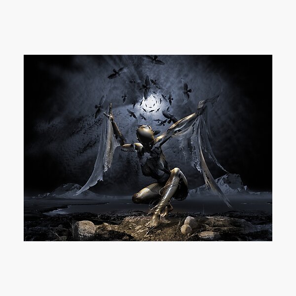 Dreams of Flying or Sleep Paralysis Photographic Print
