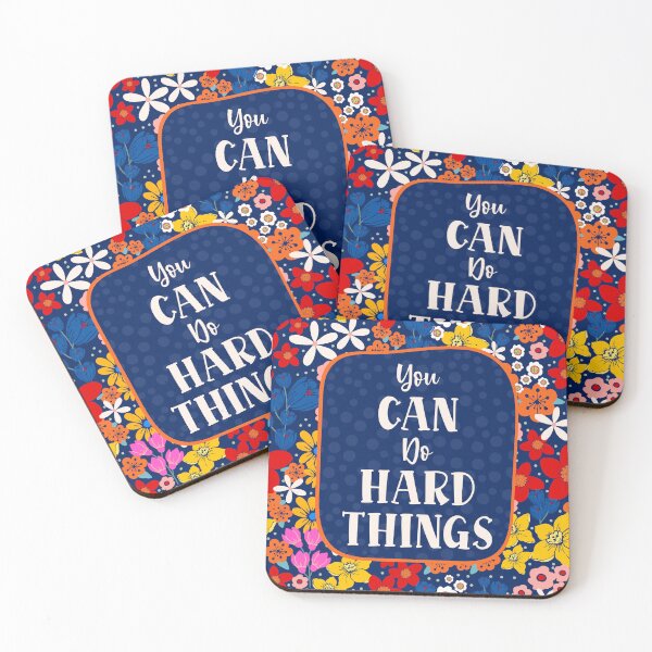Item preview, You Can Do Hard Things designed and sold by KrisInStitches.