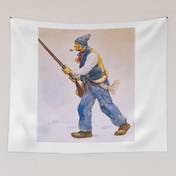 Item preview, Le Patriote Henri Julien Quebec French Patriote Drapeau Québec Rebbelion Lower Canada 1837-1838 Historical Painting 1904  designed and sold by TeeARTHY.