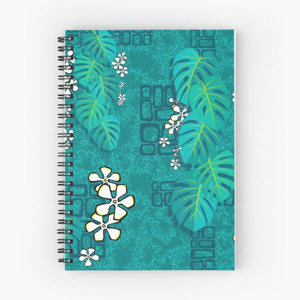 Item preview, Tiki Garden Wall - aqua designed and sold by MadTropic.