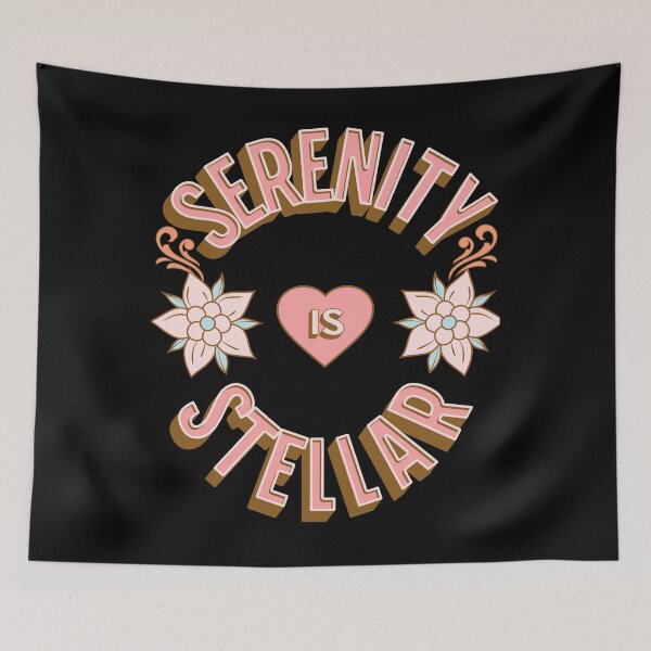 Item preview, Serenity is Stellar - First Names - Birthday Gifts - Alliteration Fans designed and sold by epicthoughts.