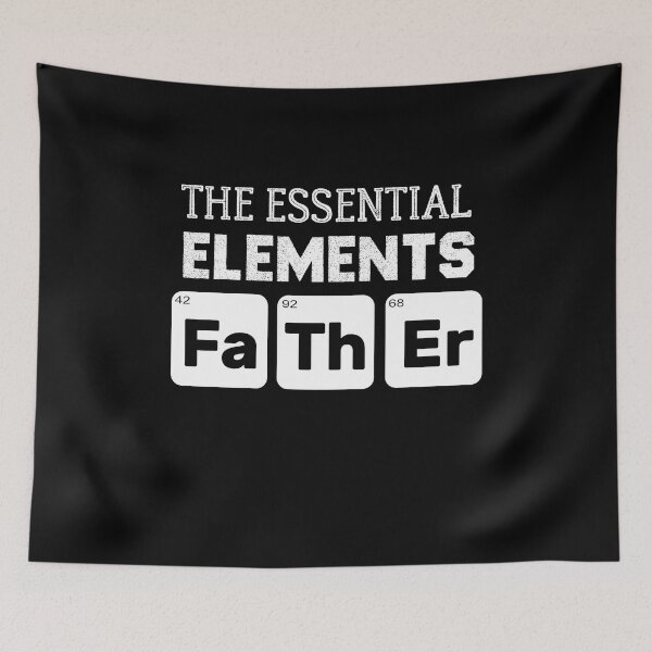 Item preview, Father The Essential Elements - fathers day chemistry Science Dad designed and sold by Raiko-art.