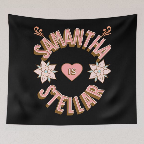 Item preview, Samantha is Stellar - First Names - Birthday Gifts - Alliteration Fans designed and sold by epicthoughts.