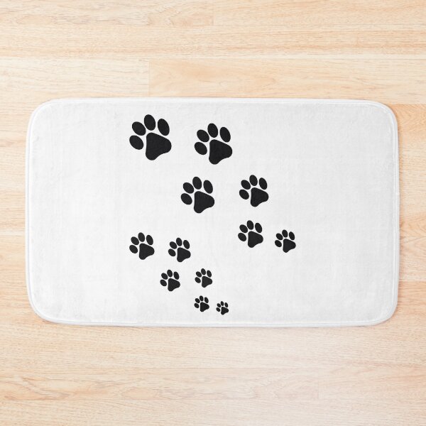 Item preview, Dog paw prints Dalmatian look black and white designed and sold by KeepItSimple089.