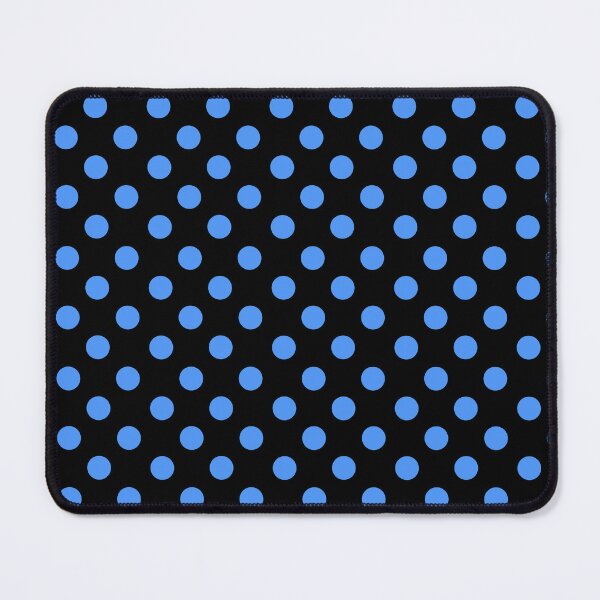 Item preview, Black with Sky Blue Polka Dots designed and sold by TheFrostedDonut.
