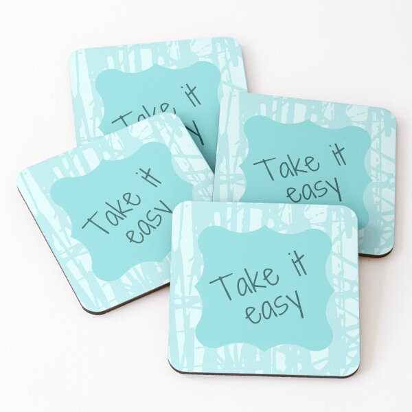 Item preview, Take it easy in turquoise designed and sold by PausePapote.