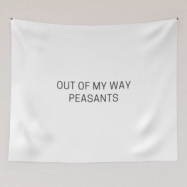 Item preview, Out Of My Way Peasants - Running I designed and sold by RunPower.
