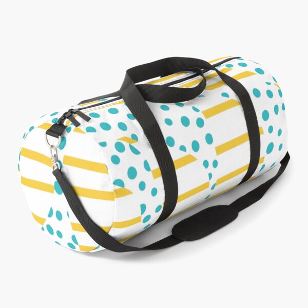 Item preview, Spots and Stripes 2 - Turquoise and Yellow designed and sold by LAEC-Shop.