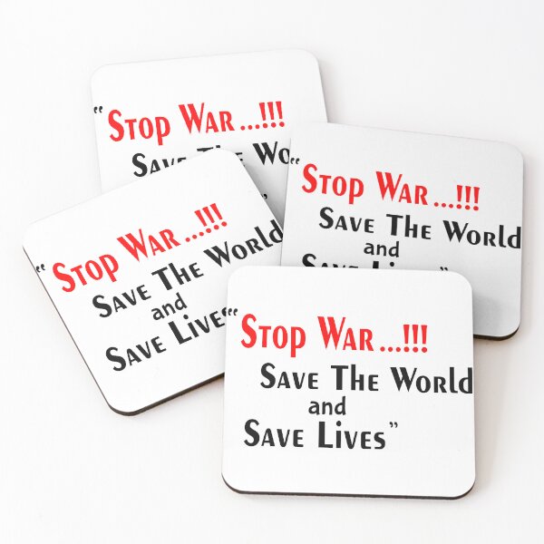 Item preview, Stop the war, save the world and save lives.  designed and sold by HdanRDesign.