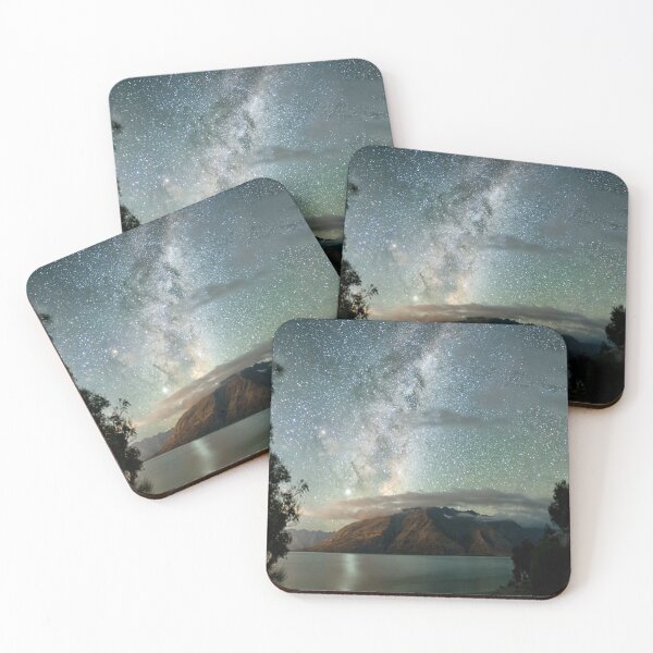 Item preview, Lake Te Anau Southern Hemisphere Night Sky NZ designed and sold by Rocky Mountain Artistry.