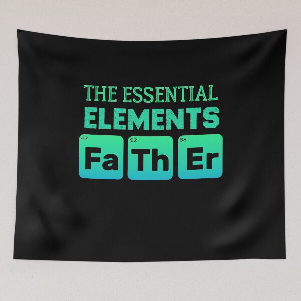 Item preview, Father The Essential Elements - fathers day chemistry Science Dad designed and sold by Raiko-art.