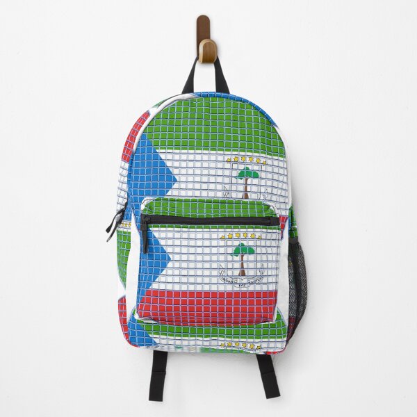 Item preview, Equatorial Guinea Flag Rounded - Squares Pixel  designed and sold by MoonElite.