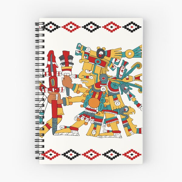 Item preview, Huitzilopochtli - Primary Aztec God of War Borgia Style Tee Shirt designed and sold by Aztectees.