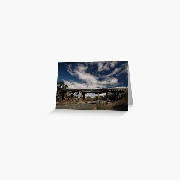 Lue - Rail Bridge, Australia 2009 Greeting Card
