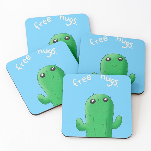 Item preview, Free hugs cactus designed and sold by ThatPixelBandit.