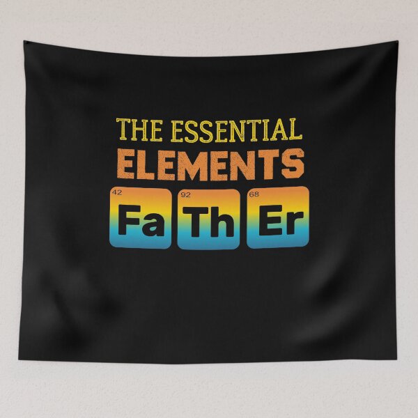 Item preview, Father The Essential Elements - fathers day chemistry Science Dad designed and sold by Raiko-art.