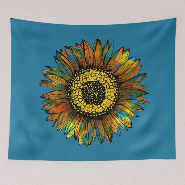Item preview, Yellow and Blue Sunflower: Hope for Ukraine  designed and sold by reddogbuckeye.