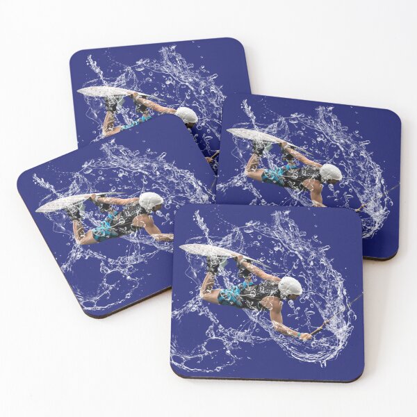 Item preview, Wakeboarding on lake in summer splash designed and sold by John Neff.